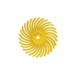 Dedeco Sunburst Radial Discs 80-Grit Coarse 7/8 in. Arbor Rotary Cleaning and Polishing Tool, 12-Pack thumbnail 1