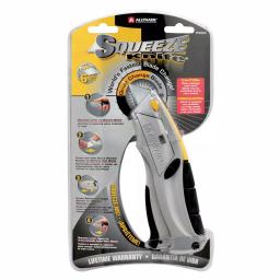 Alltrade Squeeze Auto-Loading Utility Knife with 6 Heavy Duty Blades thumbnail 1