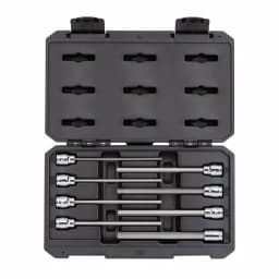 TEKTON 3/8 in. Drive Long Hex Bit Socket Set, 8-Piece SAE thumbnail 1