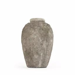 Zentique Grey Stone-Like Textured Small Decorative Table Vase thumbnail 1