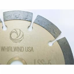 Whirlwind USA 5 in. Segmented Diamond Blade for Concrete, Stone, Brick, and Masonry thumbnail 3