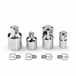 TEKTON 4-Piece Adapter and Reducer Set, Chrome Vanadium Steel Socket Adapters thumbnail 2