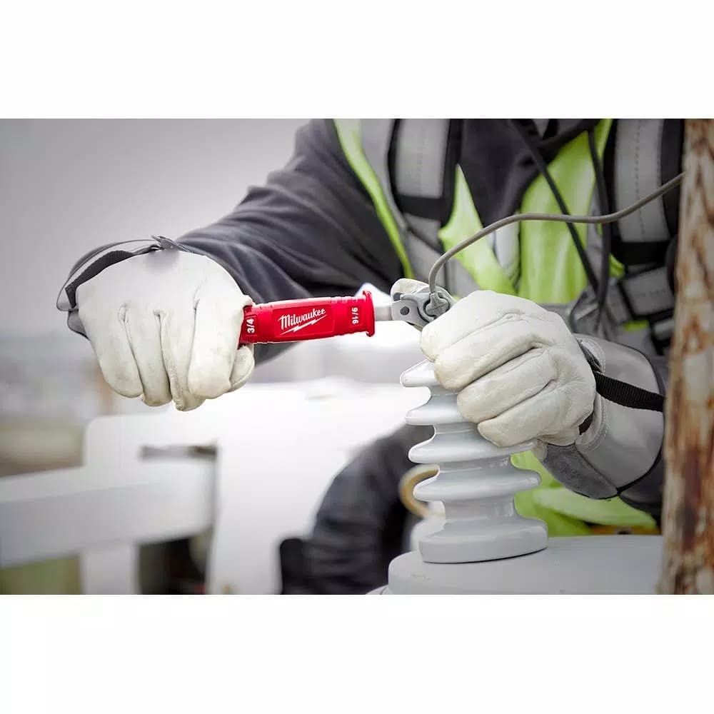 Milwaukee Lineman's 4-in-1 Insulated Ratcheting Box Wrench, 1000V UL Classified
