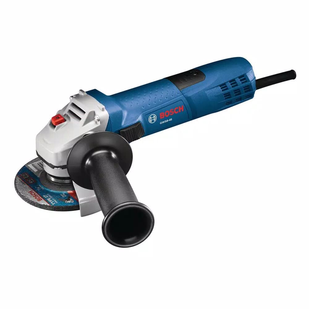 Bosch GWS8-45 4-1/2 in. Corded Angle Grinder, 7.5 Amp, 11,000 rpm
