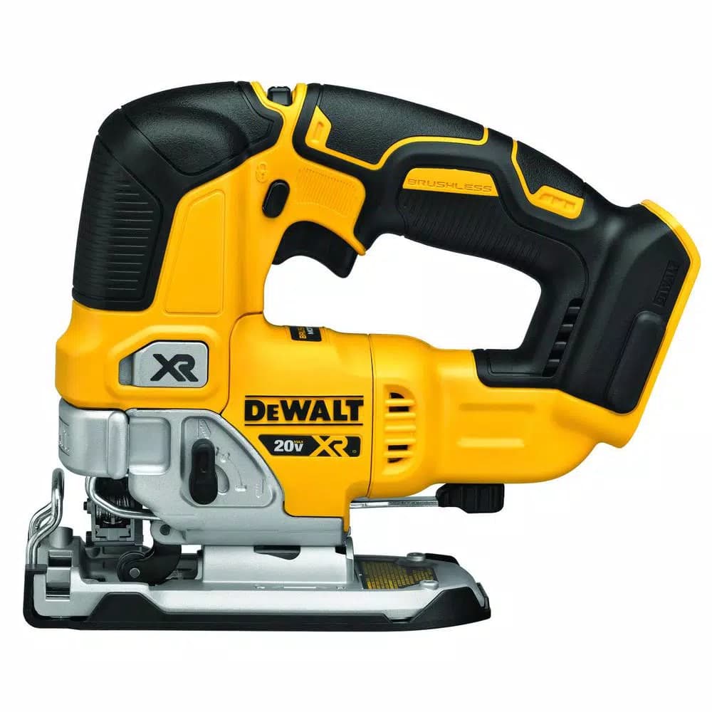 DEWALT 20V MAX XR Cordless Brushless Jigsaw with 5 in. Random Orbital Sander Combo Kit