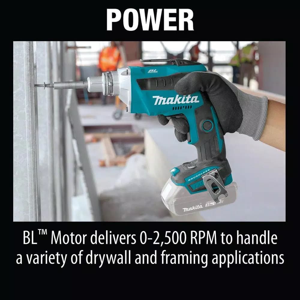 Makita 18V LXT Brushless Cordless Drywall Screwdriver (Tool Only)
