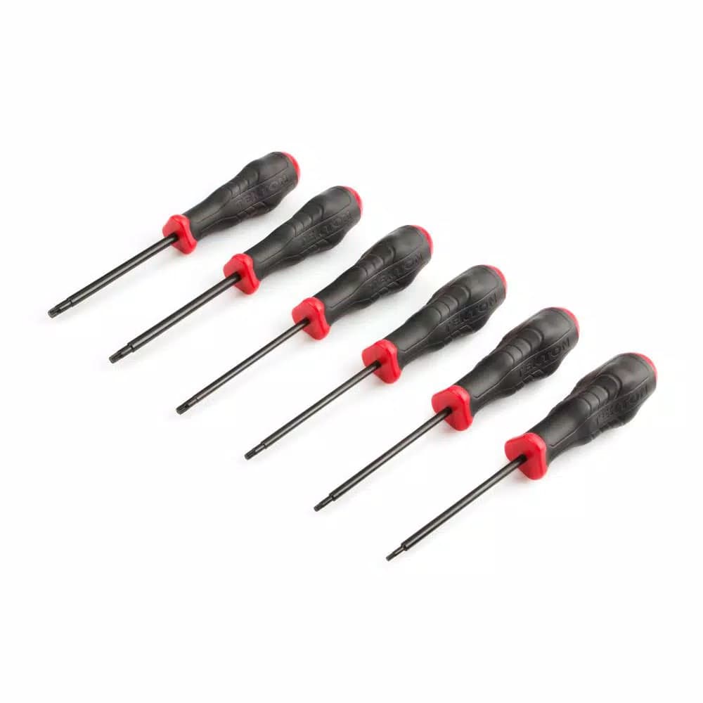TEKTON 6-Piece Torx Screwdriver Set, Chrome Molybdenum Steel Blades