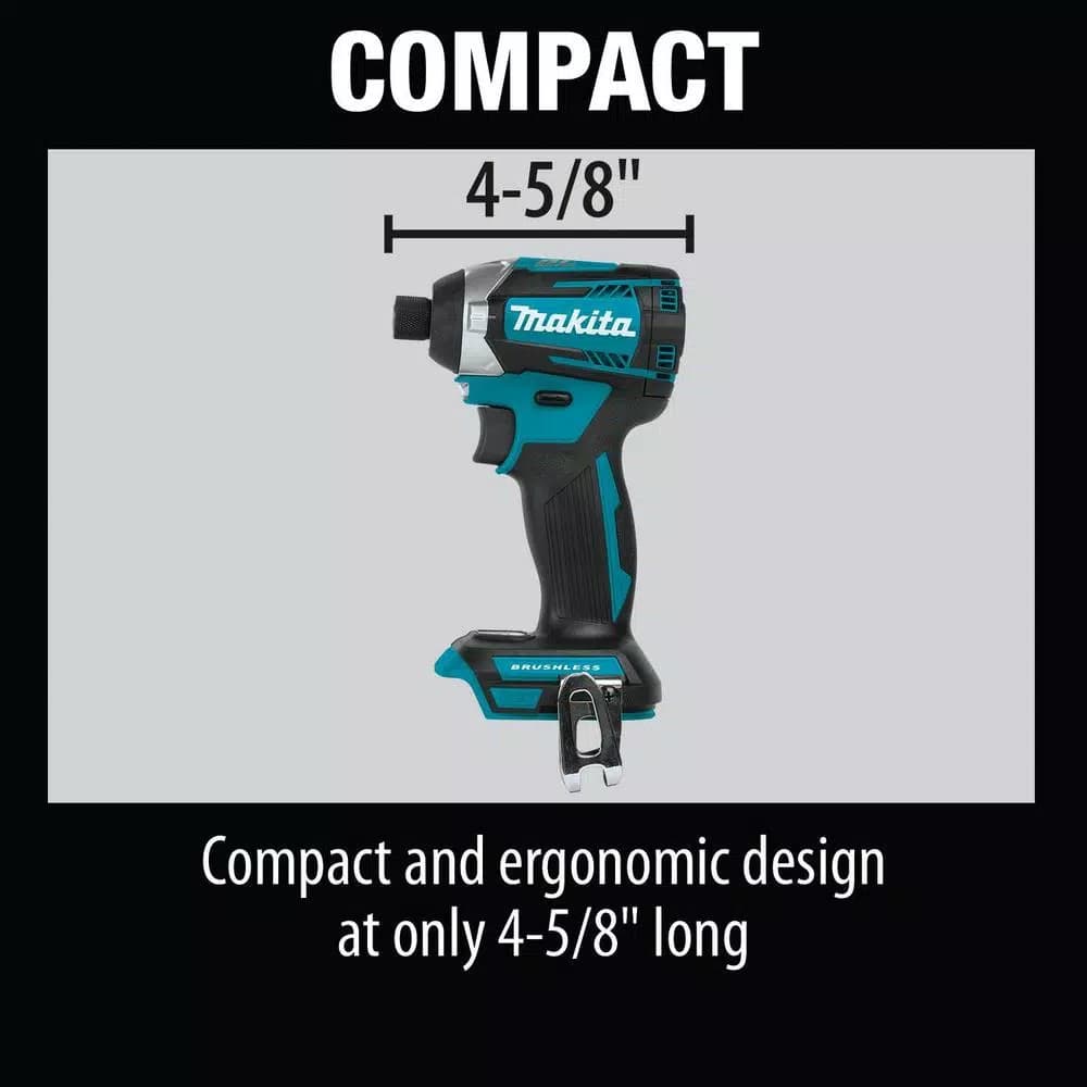 Makita 18V LXT Brushless 3-Speed Impact Driver Bundle with ImpactXPS Socket and Bit Sets