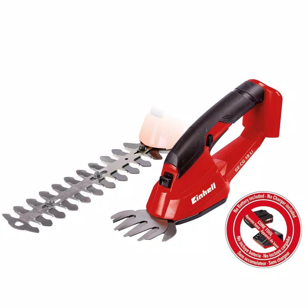 Einhell 18V Cordless 2-in-1 Grass Shear and Hedge Trimmer, Tool Only