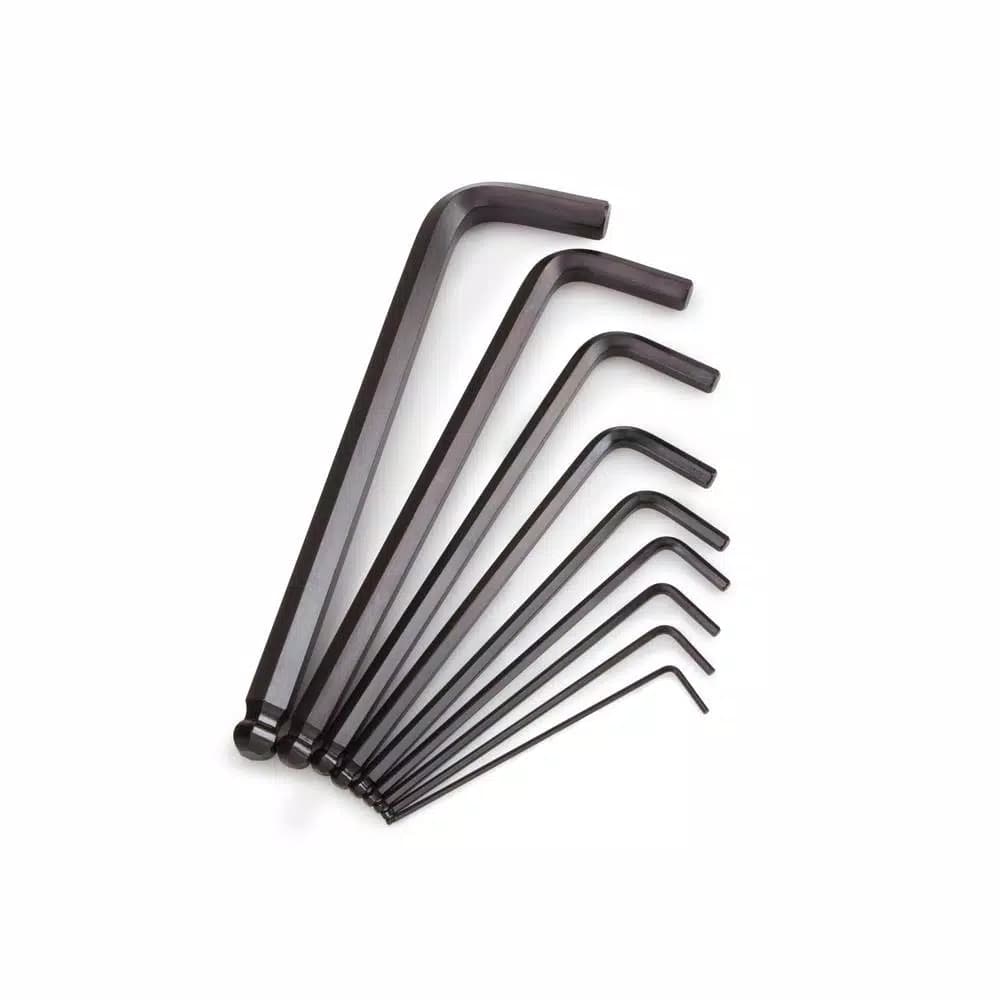 TEKTON 9-Piece Long Arm Ball End Hex Key Wrench Set, SAE Inch Sizes