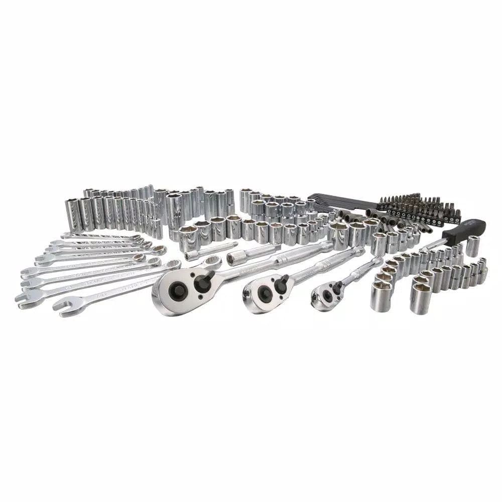 Stanley 201-Piece SAE & Metric Mechanics Tool Set with Carry Case