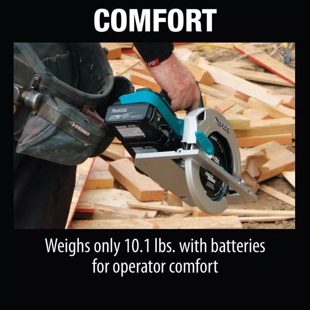 Makita 36V (18V x2) 7-1/4 in. Cordless Circular Saw Kit with 2 5.0 Ah Batteries and Charger