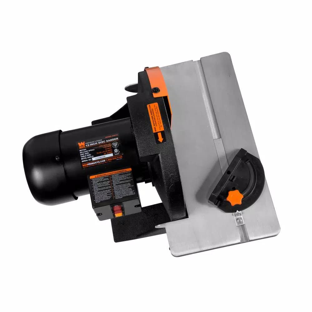 WEN 12 in. Corded Benchtop Disc Sander with Miter Gauge and Dust Collection System