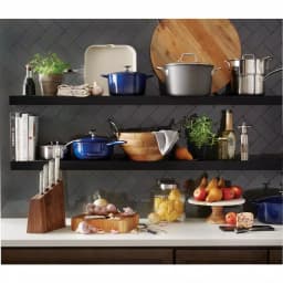 Tramontina Gourmet 3 Qt. Enameled Cast Iron Saucier with Lid, Gradated Cobalt Blue thumbnail 8