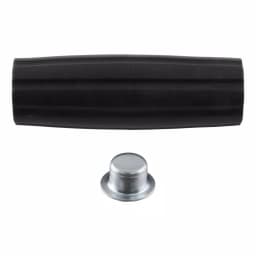 CURT Replacement Jack Handle Grip with Cap Nut, Black thumbnail 1