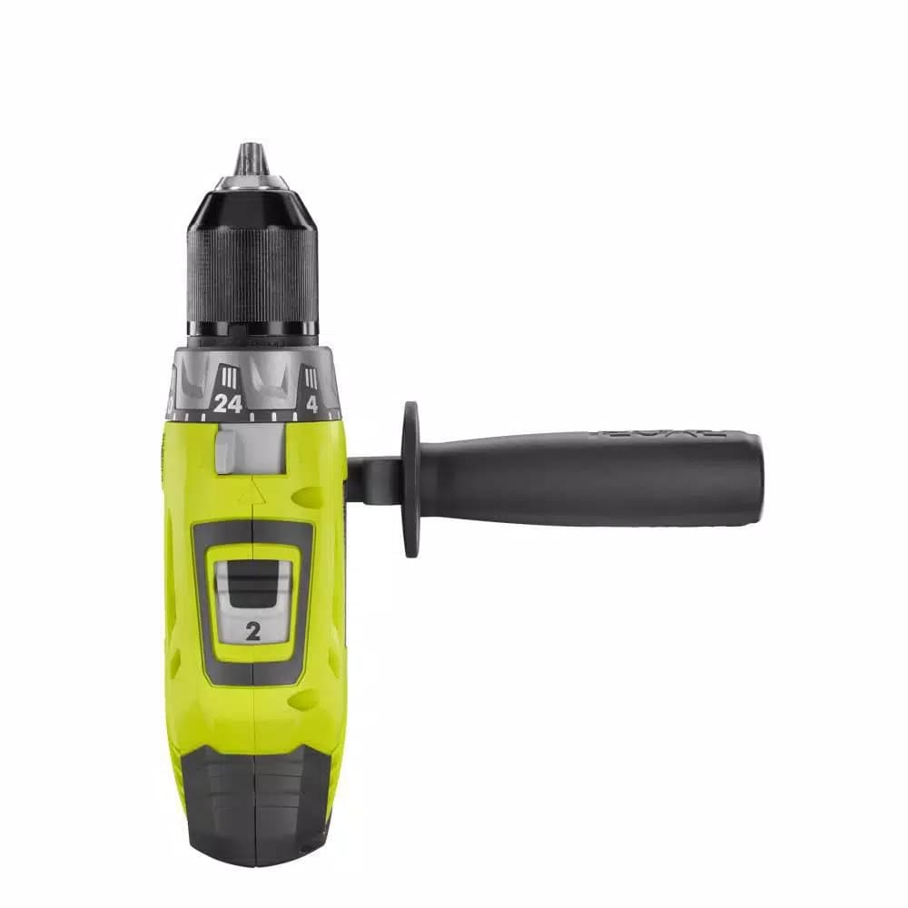 RYOBI 18V ONE+ Cordless 1/2 in. Hammer Drill Driver with Handle (Tool Only)
