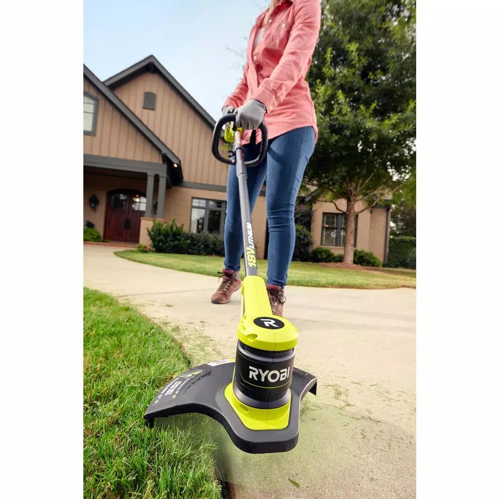 RYOBI ONE+ 18V Lithium-Ion Cordless String Trimmer/Edger (Tool Only)