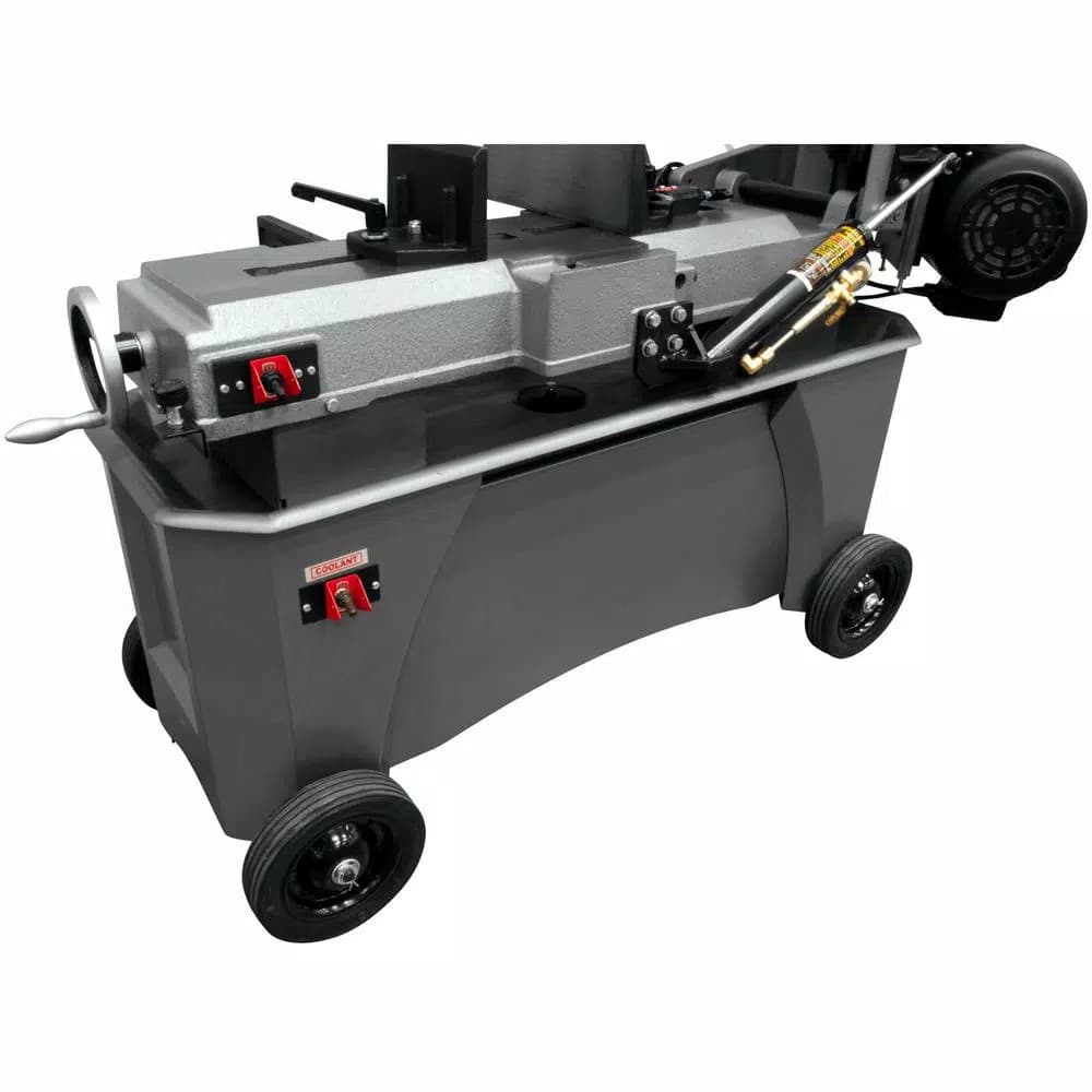 JET HVBS-712 3/4 HP 7 in. x 12 in. Metalworking Horizontal and Vertical Band Saw with Closed Stand