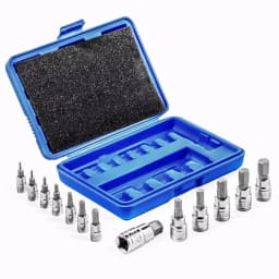 Stark SAE Pro-Grade Hex Allen Bit Socket Set, 13-Piece Chromium-Vanadium & S2 Steel thumbnail 2