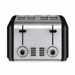 Cuisinart 4-Slice Black and Stainless Steel Wide Slot Toaster thumbnail 1