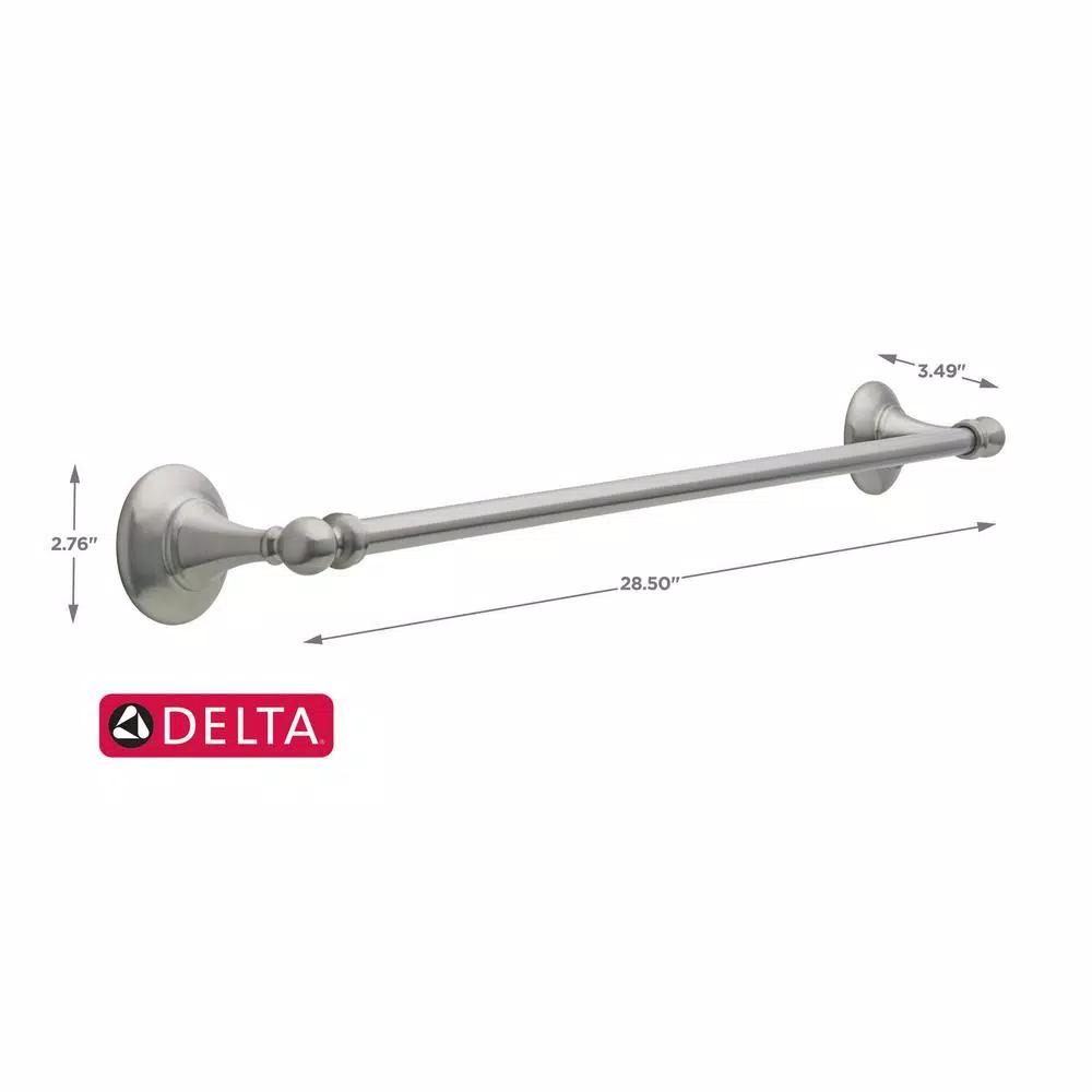 Delta Greenwich II 24 in. Single Towel Bar in SpotShield Brushed Nickel