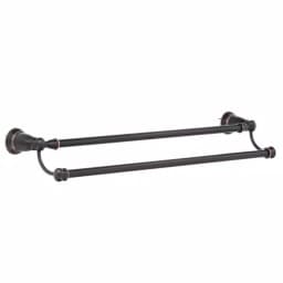 MOEN Banbury 24 in. Double Towel Bar, Mediterranean Bronze thumbnail 1