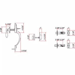 Design House Coventry Oil-Rubbed Bronze Entry Handleset with Springdale Lever and Single Cylinder Deadbolt thumbnail 5