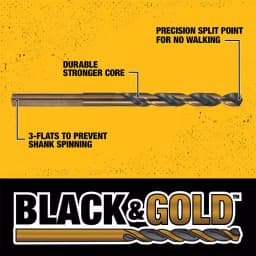 DEWALT 29-Piece Black Oxide Twist Drill Bit Set thumbnail 6