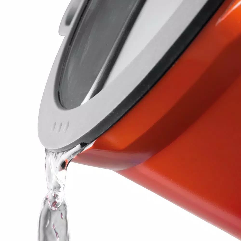 BergHOFF GEM Stay Cool 1.6 qt. Cast Aluminum Nonstick Saucepan with Glass Lid, Orange