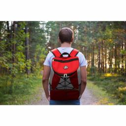 GigaTent Red 4-Pocket Insulated Cargo Backpack Soft Cooler, Leak-Proof 2qt Capacity thumbnail 7