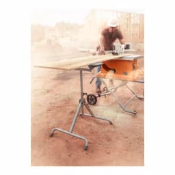 RIDGID Flip Top Portable Work Support, Adjustable Steel Tool Stand thumbnail 9