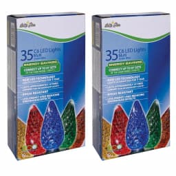 Brite Star C6 Multicolor LED Christmas String Lights, 35-Light Set (Pack of 2) thumbnail 2