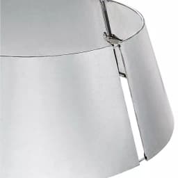 Home Accents Holiday 27 in. Galvanized Steel Christmas Tree Collar, Silver Metal Tree Stand Cover thumbnail 3