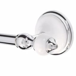 Delta Alexandria 24 in. Towel Bar, Chrome and White, Rustic Farmhouse Style thumbnail 3