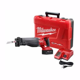 Milwaukee M18 FUEL 18V Brushless Cordless Reciprocating Saw Kit with 5.0Ah Battery, Charger, and Case thumbnail 1