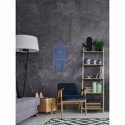 Unbranded Marmont Hill Blue Diamond Macrame Wall Tapestry - Hand Woven Cotton Wall Hanging thumbnail 4