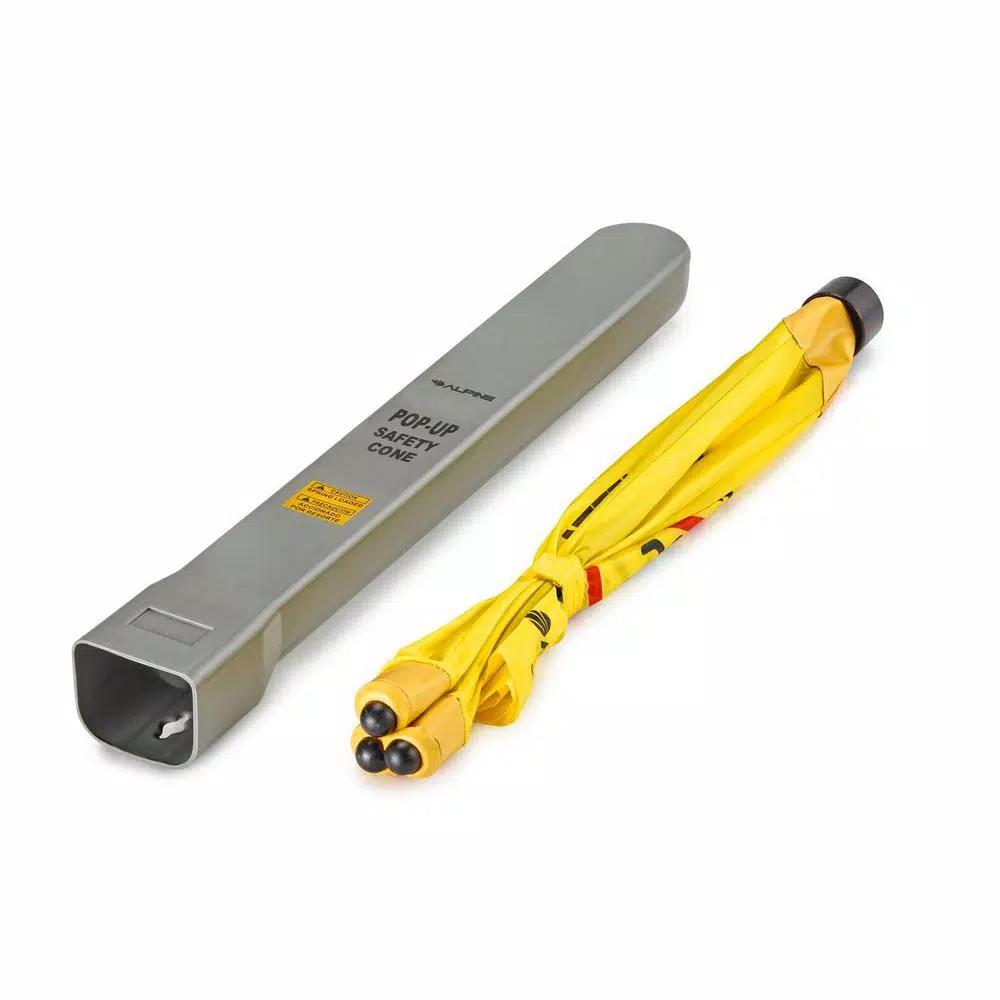Alpine Industries 20 in. Yellow Multi-Lingual Pop-Up Wet Floor Sign