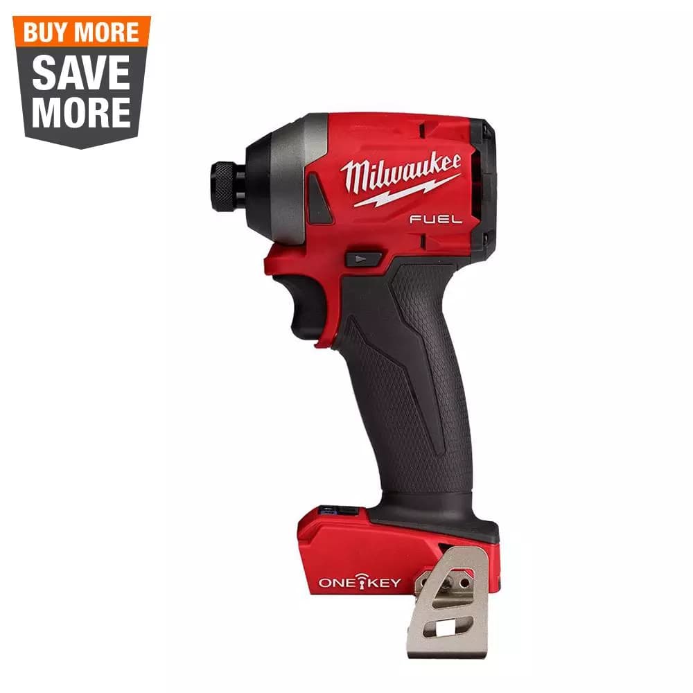 Milwaukee M18 FUEL ONE-KEY 1/4 in. Hex Impact Driver, 18V Brushless Cordless (Tool-Only)