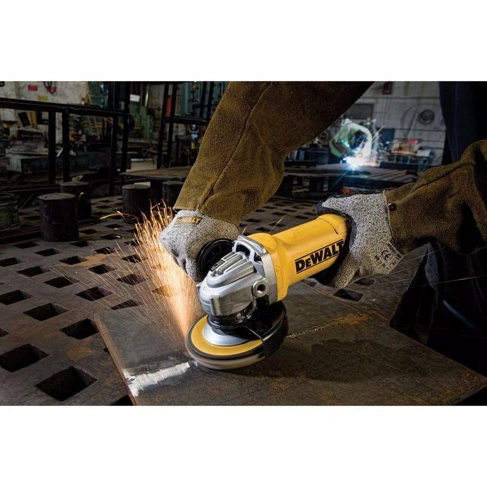 DEWALT DWE402 4-1/2 in. 11 Amp Corded Small Angle Grinder, 11,000 RPM