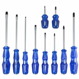 Best Value Go Thru Striking Professional Screwdriver Set, 10-Piece, Phillips & Slotted thumbnail 1