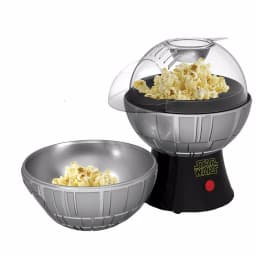Pangea Brands Star Wars Death Star 3 oz. Hot Air Popcorn Popper, Grey Metallic Countertop Machine thumbnail 2