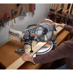 RIDGID 12 in. 15 Amp Dual Bevel Corded Compound Miter Saw with LED thumbnail 6