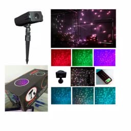 LEDMALL 7-Color Full Spectrum White Laser Star Effect Motion Lights thumbnail 3