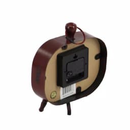 LITTON LANE Set of 3 Vintage Farmhouse Rounded Rectangle Iron Table Clocks - Distressed Red, Black, and White thumbnail 3