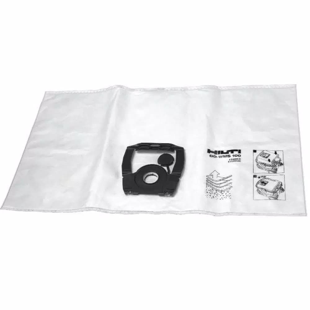 Hilti DD-WMS 100 Large Water Management System Filtration Bag Replacement (5-Pack)