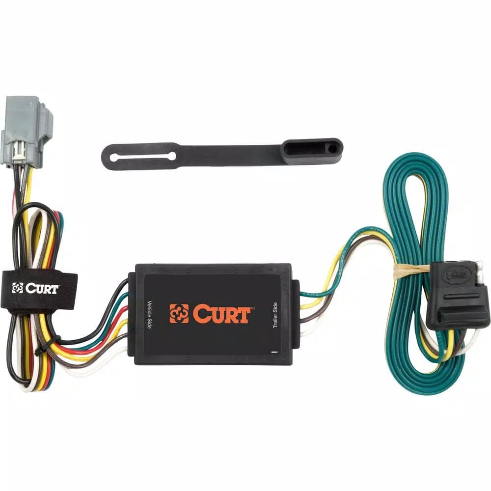 CURT Custom 4-Way Flat Trailer Wiring Harness for Chevy Equinox & Pontiac Torrent