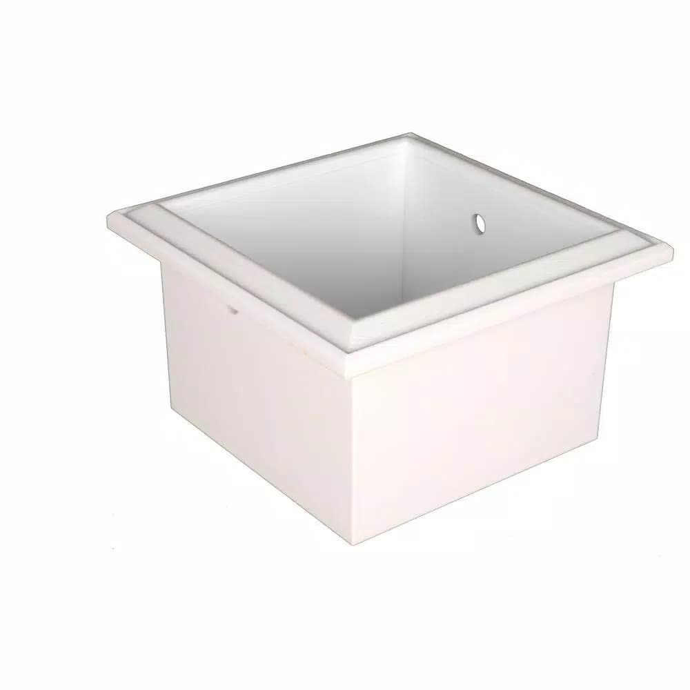 Unbranded Bradford Recessed Toilet Paper Holder, White Plastic, Space-Saving Design