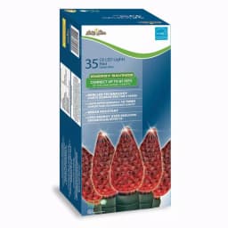 Brite Star 70-Count Red Faceted C6 LED String Lights, Set of 2 thumbnail 2
