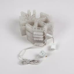 Kringle Traditions 20 in. 70-Light Cool White Twinkle LED Folding Snowflake Decoration thumbnail 7