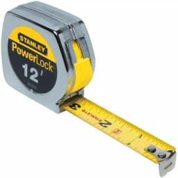 Stanley 12 ft. PowerLock Tape Measure, 3/4 in. Wide Blade, Die-Cast Metal Case thumbnail 5